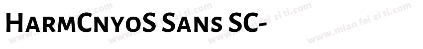 HarmCnyoS Sans SC字体转换